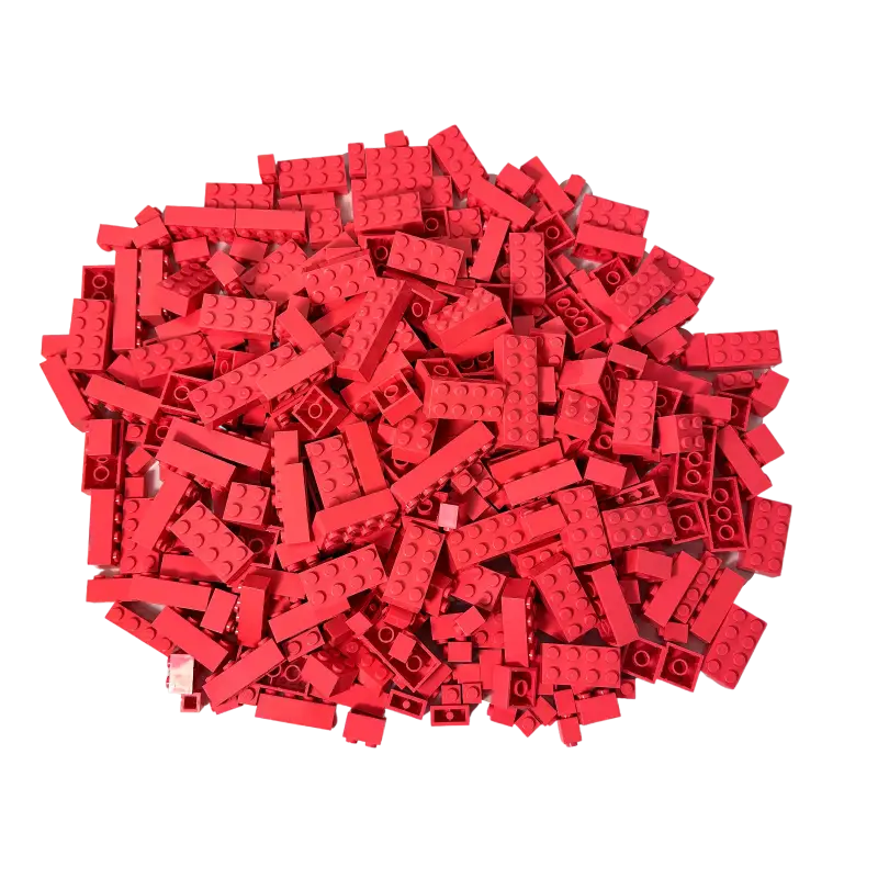 LEGO® Steine Hochsteine Koralle Rot NEU! Menge 250x