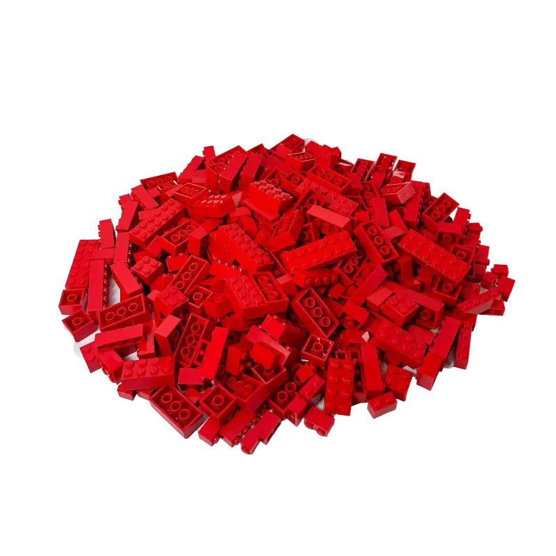 LEGO® Steine Hochsteine Rot NEU! Menge 100x