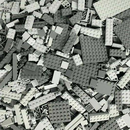 LEGO® Steine Sondersteine Hellgrau Dunkelgrau Gemischt NEU! Menge