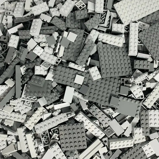 LEGO® Steine Sondersteine Hellgrau Dunkelgrau Gemischt NEU! Menge 100x