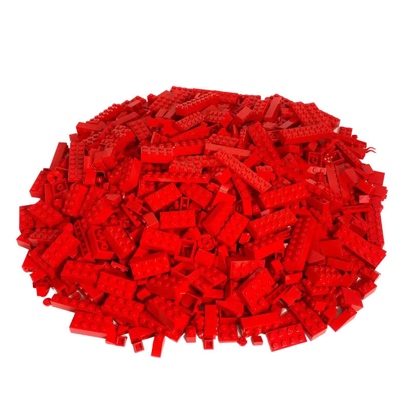 LEGO® Steine Sondersteine Rot Gemischt NEU! Menge 100x