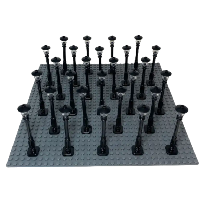 LEGO® Straßenlaternen Laternenpfahl Schwarz - 11062 NEU! Menge 10x