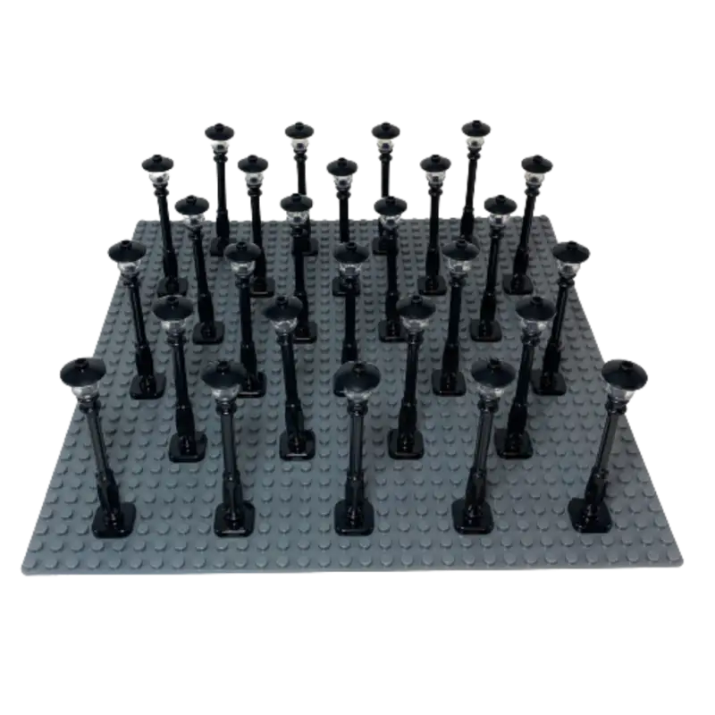 LEGO® Straßenlaternen Laternenpfahl Schwarz - 11062 NEU! Menge 25x