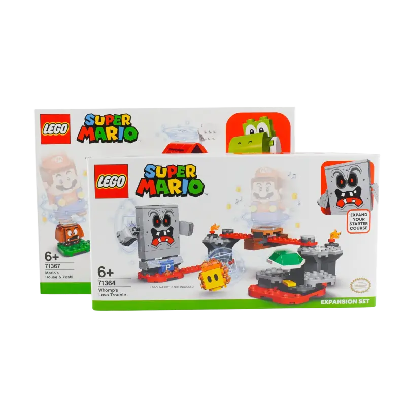 LEGO® Super Mario Doppelpack - Abenteuer mit Yoshi & Lava-Action!