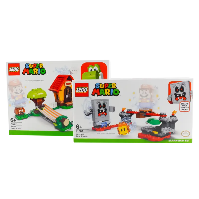 LEGO® Super Mario Doppelpack - Abenteuer mit Yoshi & Lava-Action!
