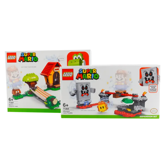 Lego® Super Mario Doppelpack: Abenteuer mit Yoshi & Lava-Action - 2 Sets für grenzenlosen Spielspaß! NEU!