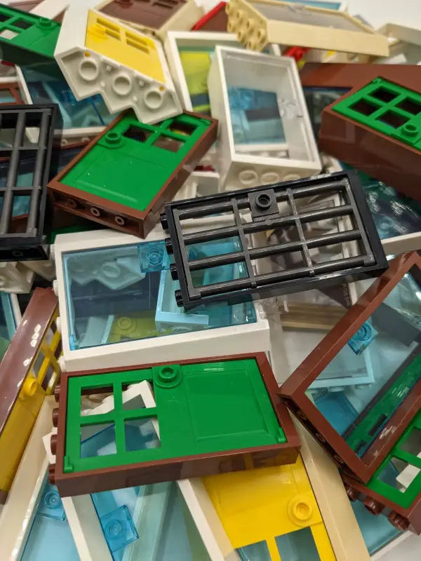 LEGO® Türen Bunt für Haus Gebäude NEU! Menge 10x