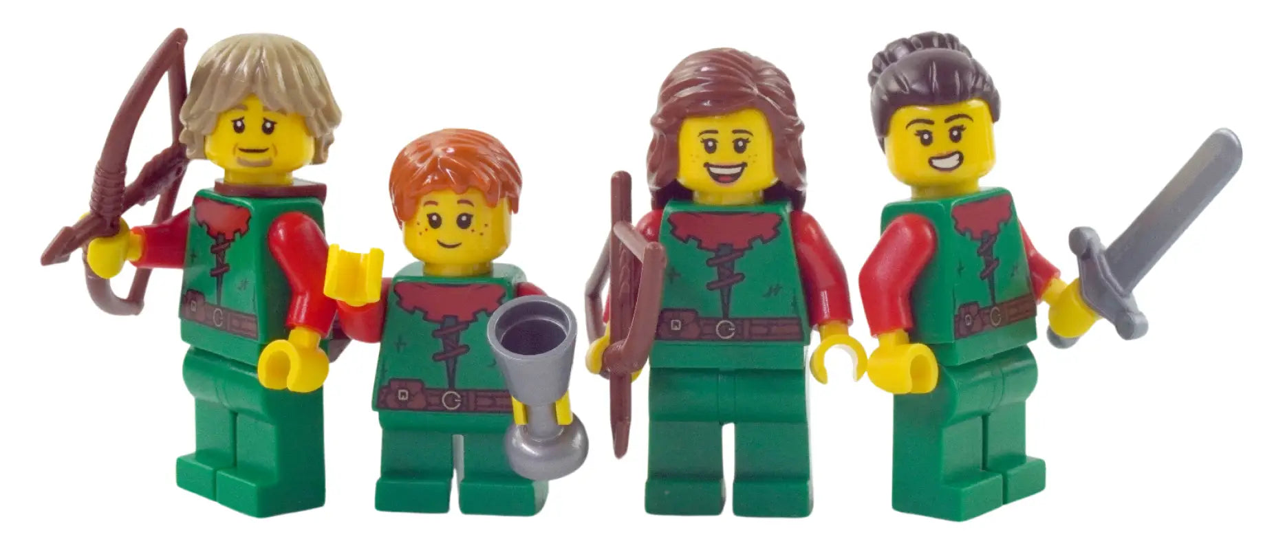 LEGO® Waldläufer Minifiguren Ritter Forestmen Sammler Set NEU!