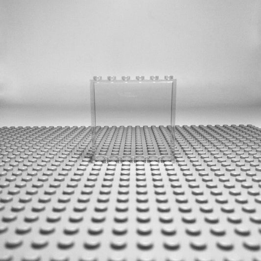 Cadre d'élément mural LEGO® 1x6x5 panneaux transparent - 59349 NOUVEAU ! Quantité 25x 