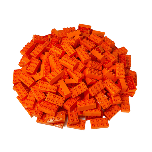 LEGO® DUPLO® 2x4 Steine Bausteine Grundbausteine Orange - 3011 NEU! Menge 40x