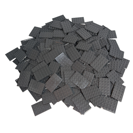 LEGO® 4x6 Platten Bauplatten Dunkelgrau - 3031 NEU! Menge 25x