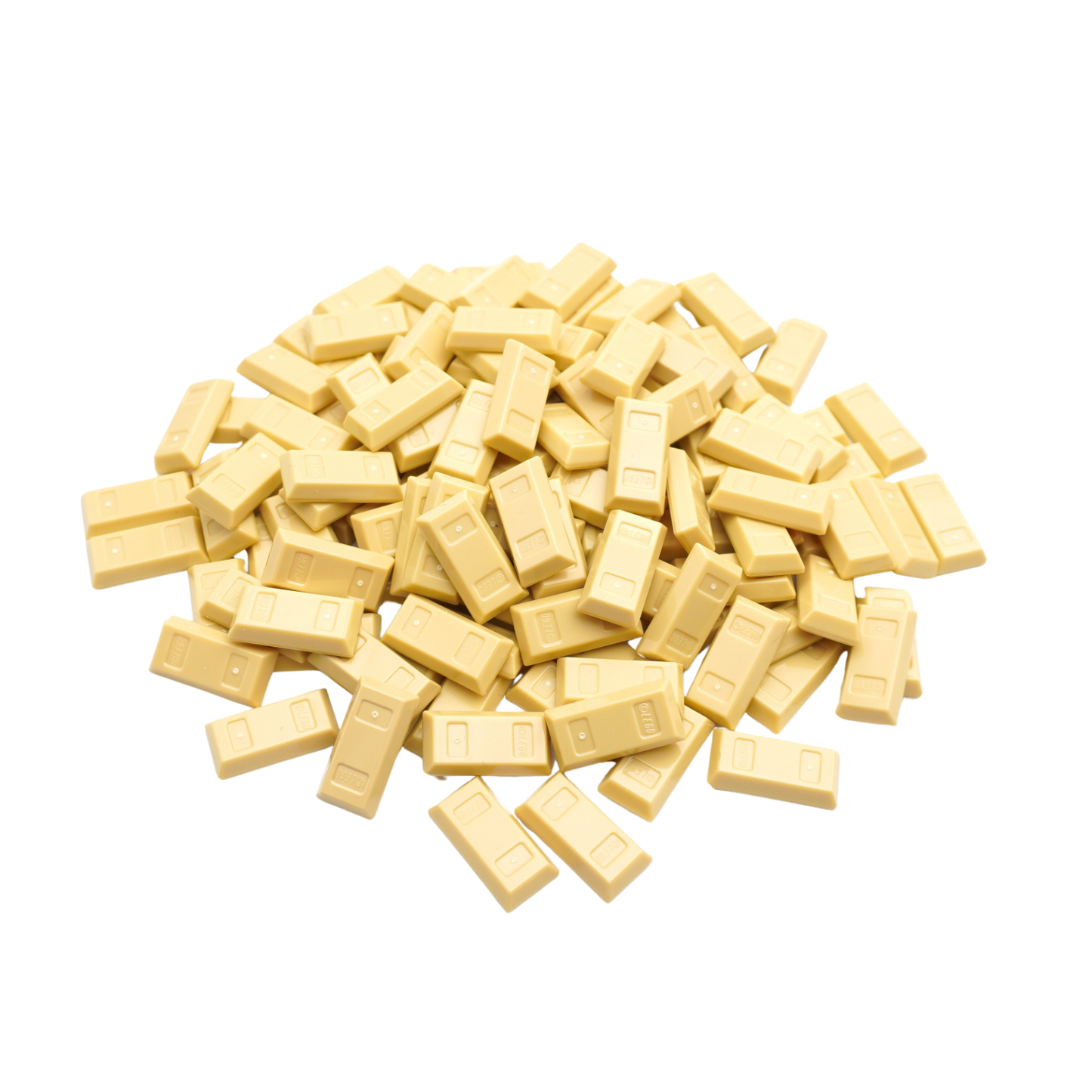 Barre de tuiles LEGO® 1x2 dorée - 3069b NOUVEAU ! Quantité 100x 