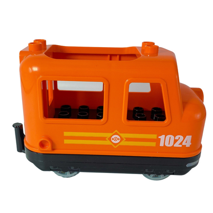 Locomotive ferroviaire LEGO® DUPLO® Orange - 18075 NOUVEAU ! Quantité 1x 