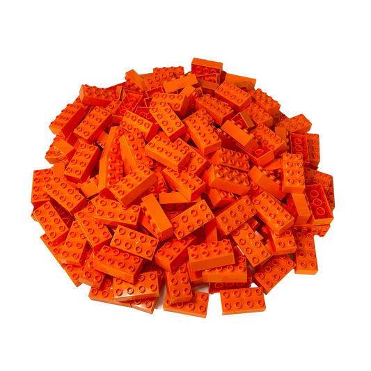 LEGO® DUPLO® 2x4 bricks building blocks basic building blocks orange - 3011 NEW! Quantity 25x 