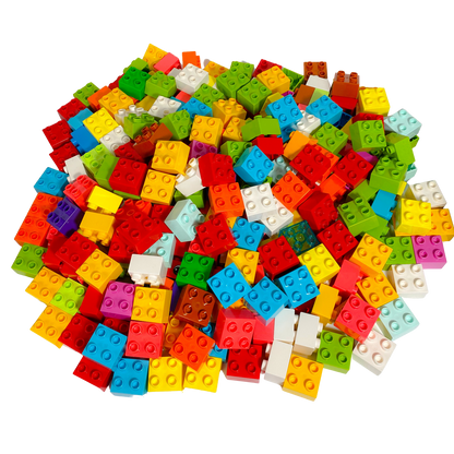 Blocs de construction en briques LEGO® DUPLO® 2x2 blocs de construction de base colorés mélangés - 3437 NOUVEAU ! Quantité 100x 