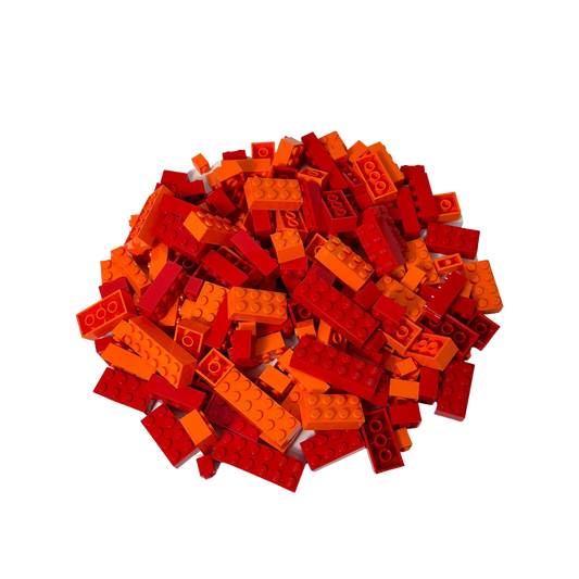 LEGO® Steine Hochsteine Rot & Orange