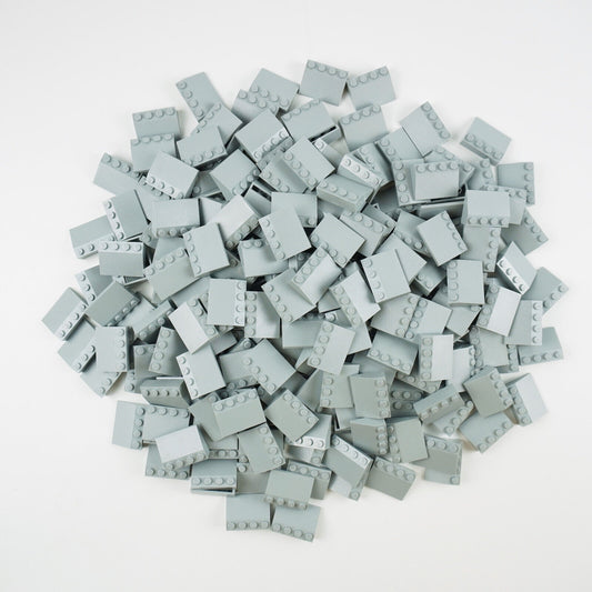 LEGO® 3x2 roof tiles roof light gray for roof - 3298 NEW! Quantity 100x 