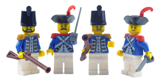 LEGO® Blauröcke Minifiguren Imperiale Soldaten und Offiziere NEU! Menge 4x