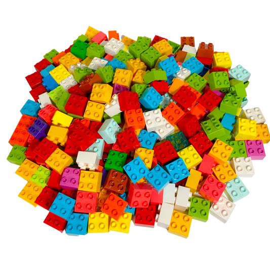 LEGO® DUPLO® 2x2 Steine Bausteine Grundbausteine Bunt Gemischt - 3437 NEU! Menge 100x