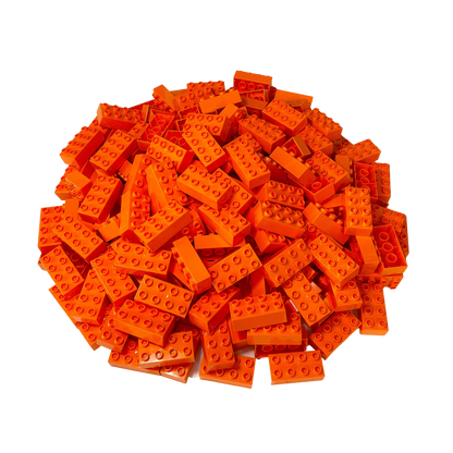 LEGO® DUPLO® 2x4 bricks building blocks basic building blocks orange - 3011 NEW! Quantity 40x 