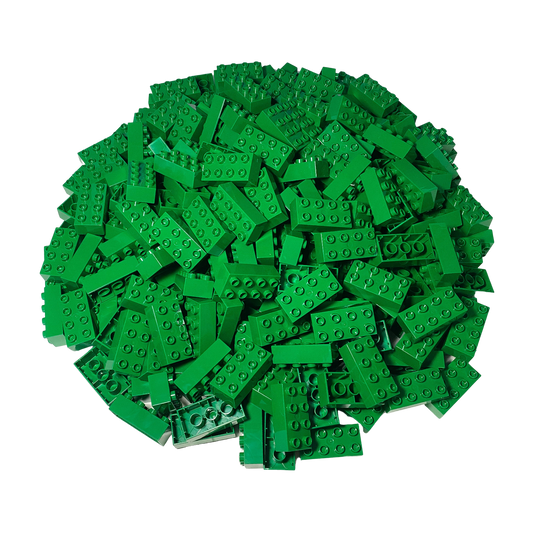 LEGO® DUPLO® 2x4 Steine Bausteine Grundbausteine Grün - 3011 NEU! Menge 50x