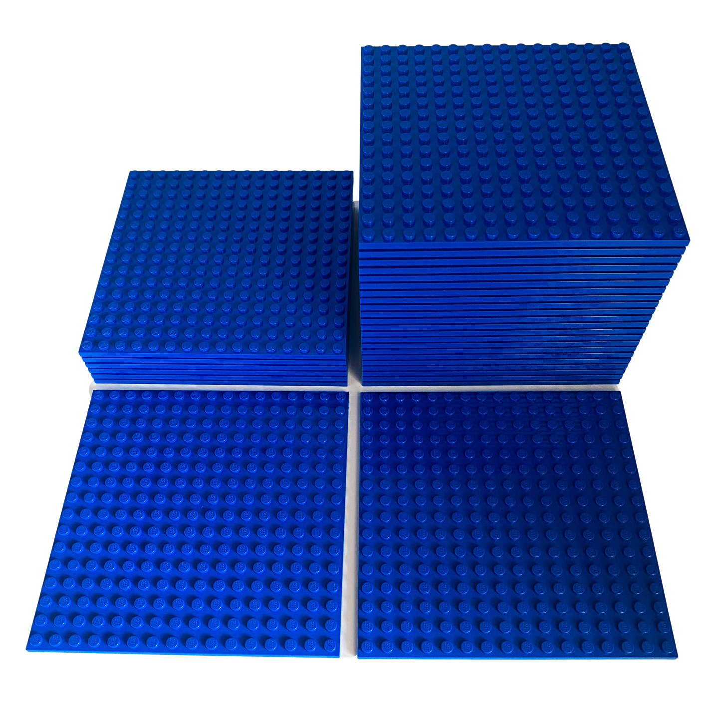 LEGO® 16x16 Platten Bauplatten Blau Beidseitig bebaubar - 91405 NEU! Menge 2x