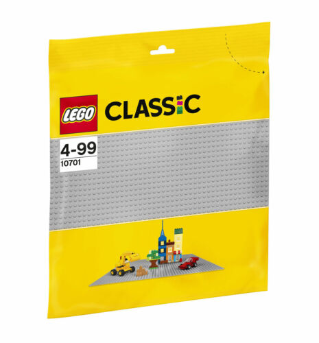 LEGO® 38x38 Grundplatten Bauplatten Hellgrau Einseitig bebaubar - 10701 NEU! Menge 2x