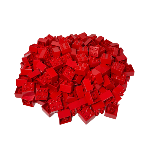 LEGO® DUPLO® 2x2 Steine Bausteine Rot - 3437